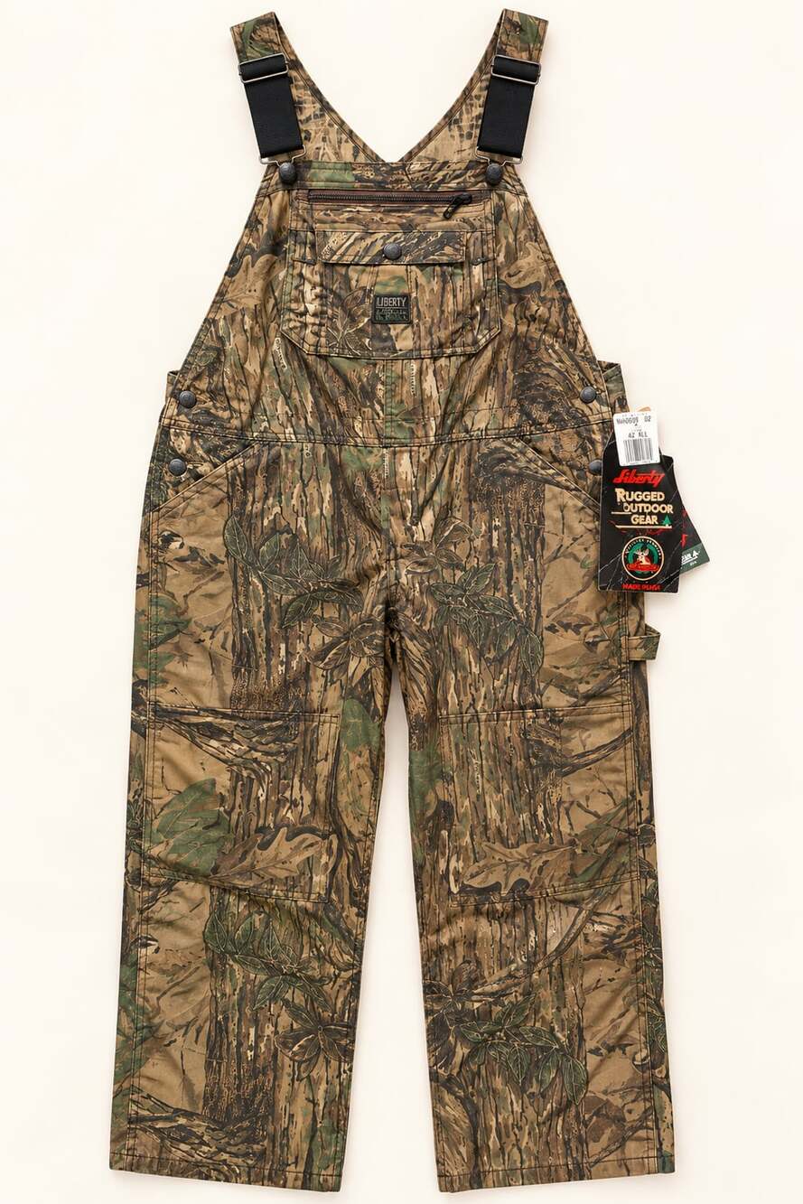 Liberty Rugged Outdoor Gear Realtree Camo Bib Overalls NWT USA Size 42